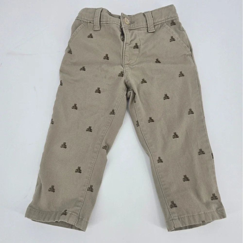 Gymboree Embroidered Puppy Hoodie 12-24M & Baby Gap Teddy Bear Pants 18-24M